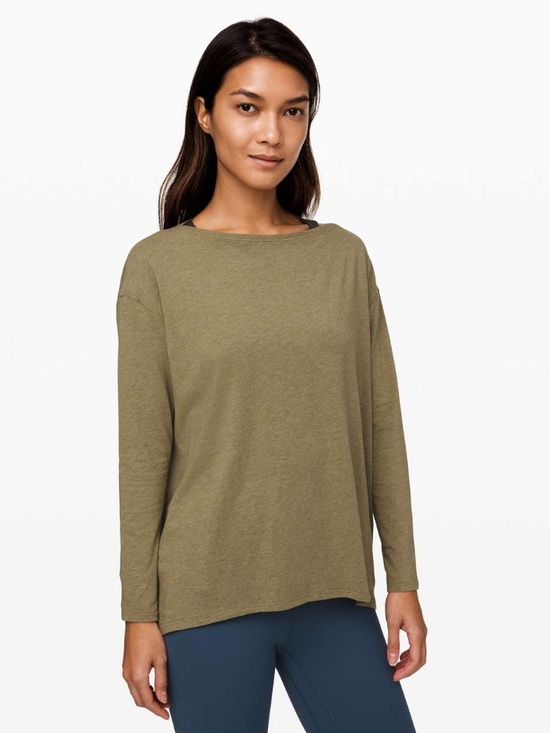 lululemon athletica Tops - Lululemon Back In Action Long Sleeve Size 8